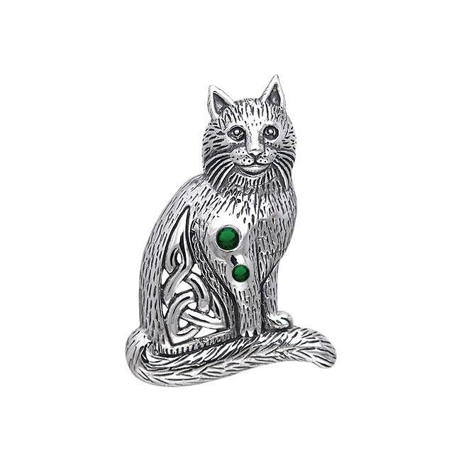 Celtic Cat Pendant TPD331