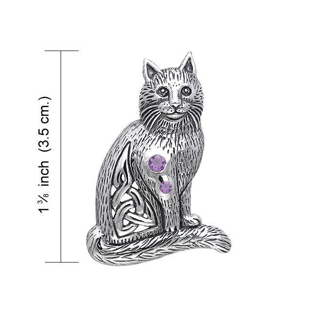 Celtic Cat Pendant TPD331