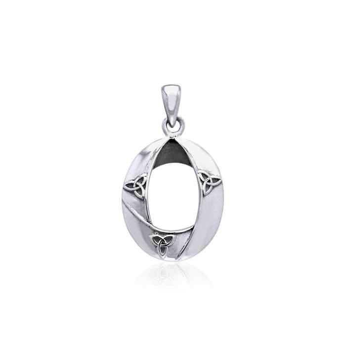 Celtic Trinity Knot Elegant Silver Pendant TPD3424