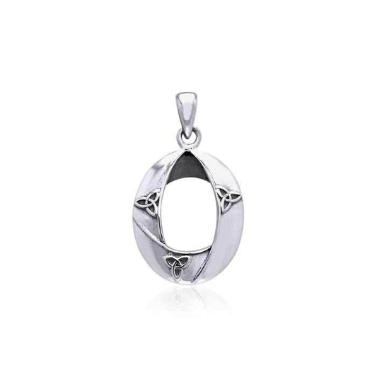 Celtic Trinity Knot Elegant Silver Pendant TPD3424