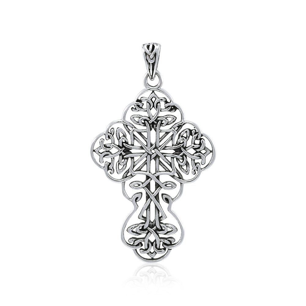 Brigid Ashwood Celtic Cross Sterling Silver Pendant  TPD4033