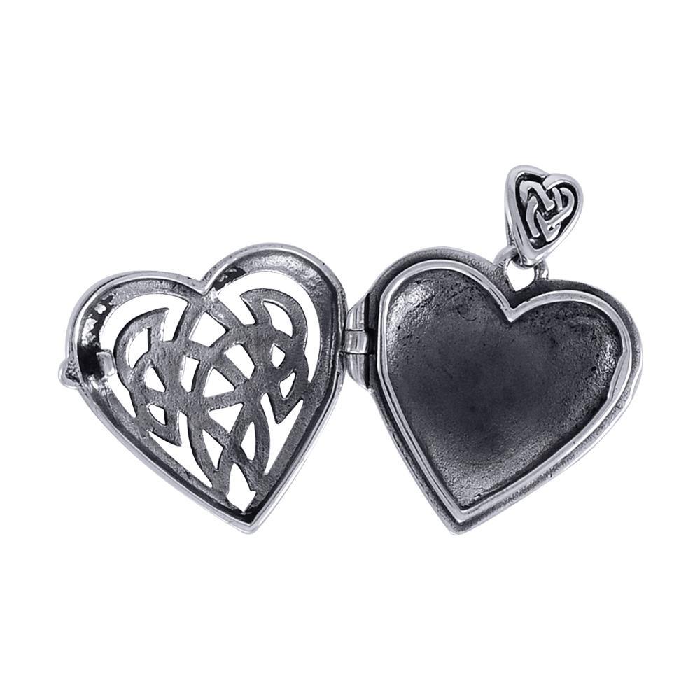 Celtic Heart Aroma Locket Pendant TPD4129