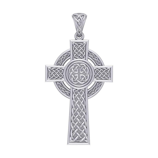 Celtic Cross Silver Pendant TPD4132