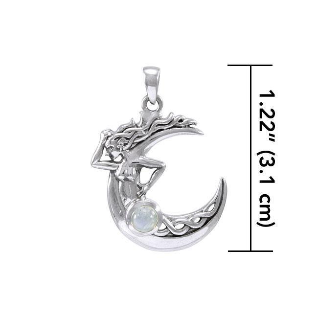 Celtic Knot Moon Goddess Pendant TPD4323