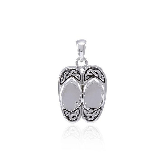 Celtic Knot Sandals Sterling Silver Pendant TPD4621