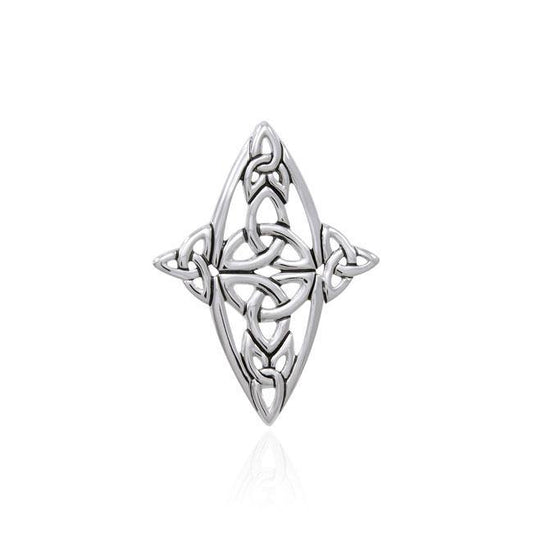 Modern Celtic Knot Cross Pendant TPD4686