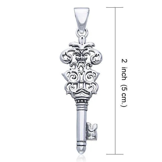 Brigid Ashwood  Key of Knowledge Celtic Sterling Silver Pendant TPD487