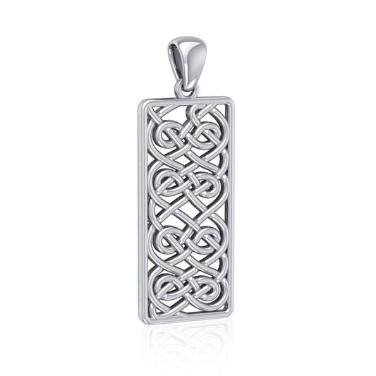 Celtic Knotwork Sterling Silver Pendant TPD5073