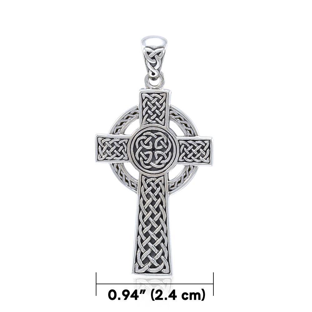Sterling Silver Celtic Cross Pendant TPD5608