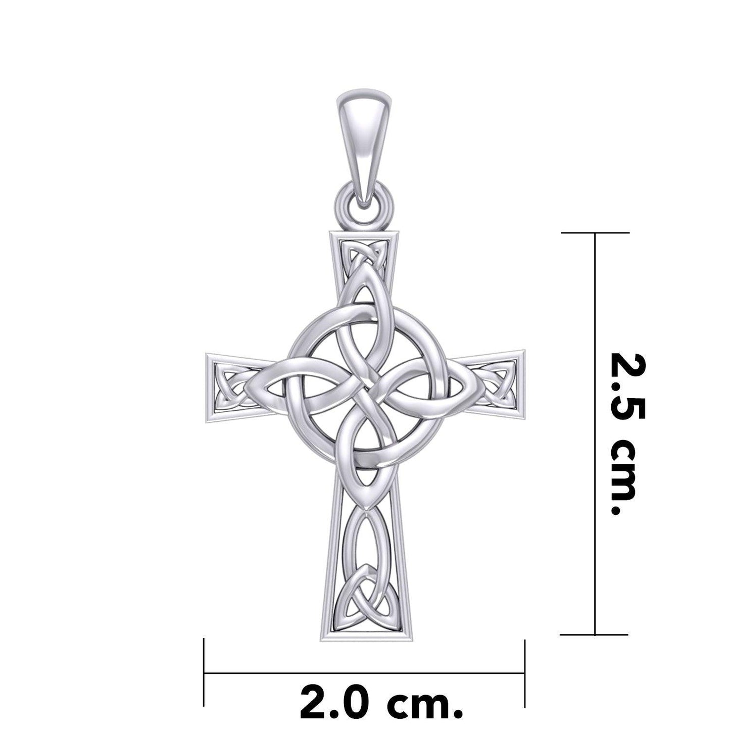 The Celtic Four Point Knot Cross Pendant TPD5877