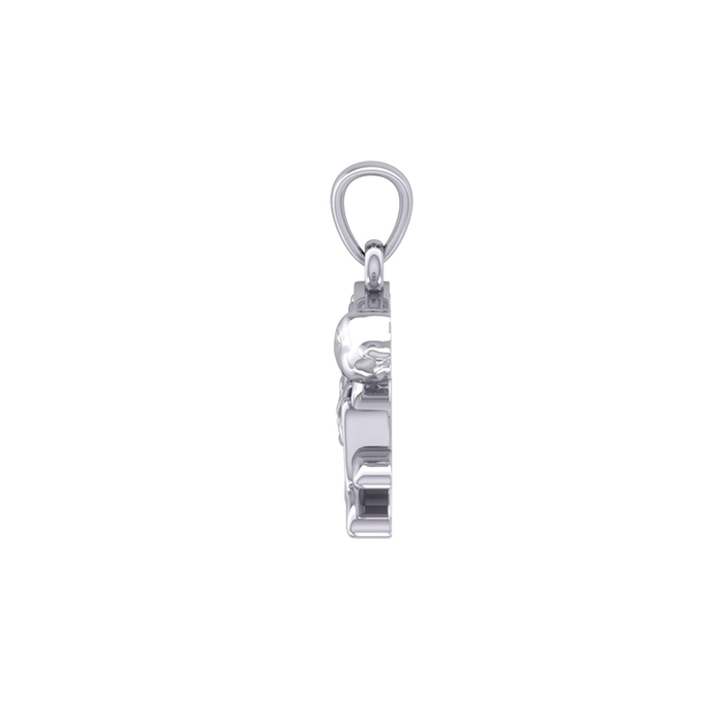 Celtic Rabbit or Hare Silver Pendant TPD6038