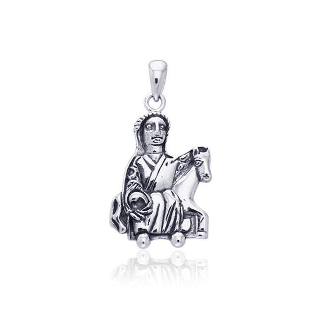 Celtic Epona Silver Pendant TPD964