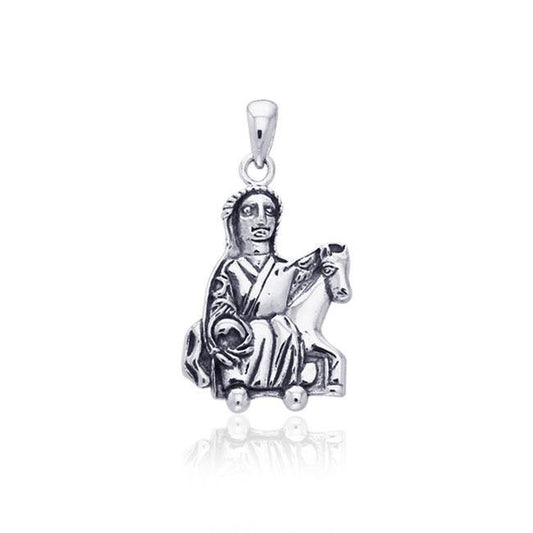 Celtic Epona Silver Pendant TPD964