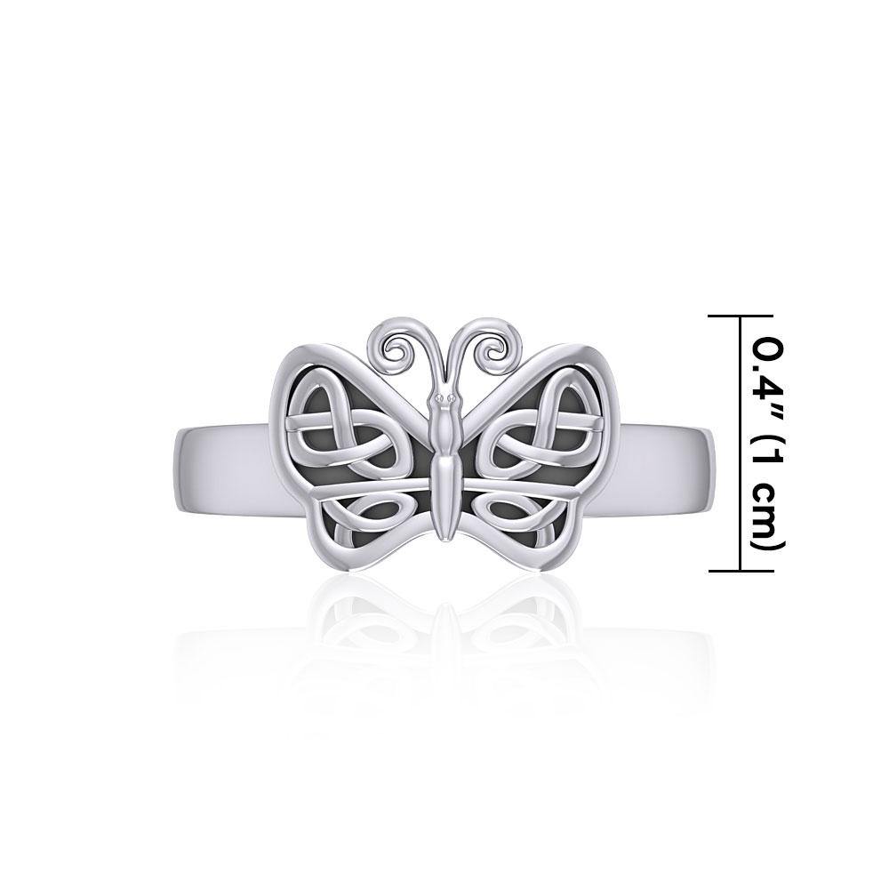 Celtic Knots Silver Butterfly TR1023