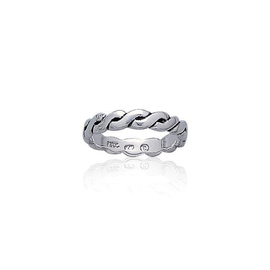 Celtic Knotwork Sterling Silver Ring TR374