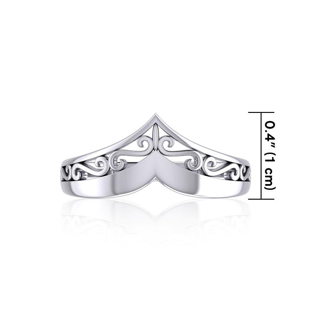 Celtic Knotwork Sterling Silver Ring TR417