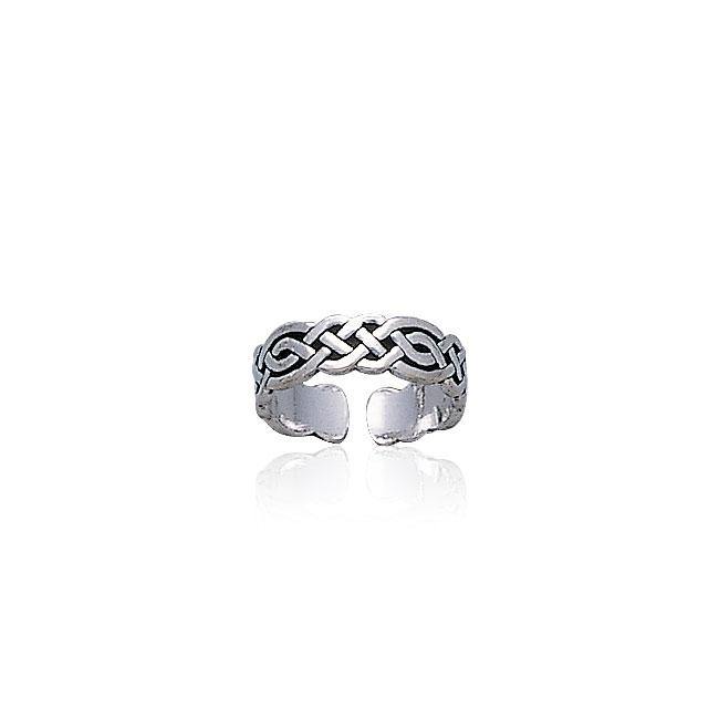 Celtic Knotwork Sterling Silver Toe Ring TR606