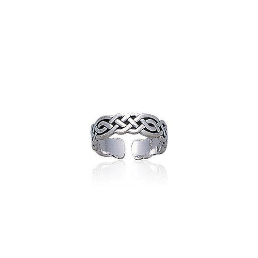 Celtic Knotwork Sterling Silver Toe Ring TR606