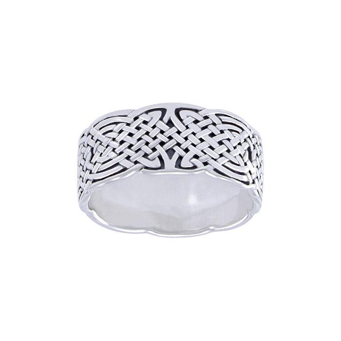 Celtic Knotwork Silver Ring TR671