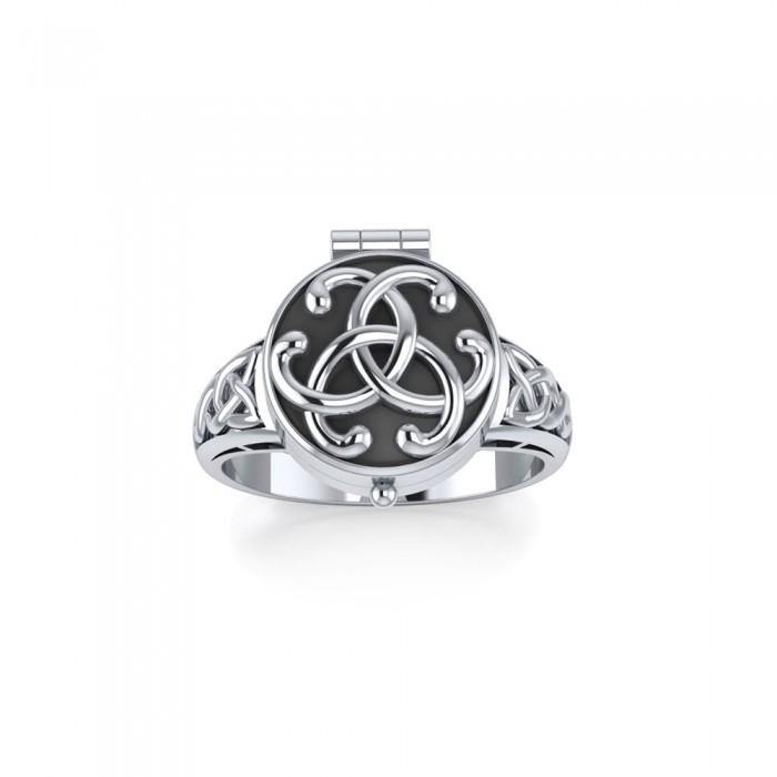 Celtic Knotwork Poison Ring TR844