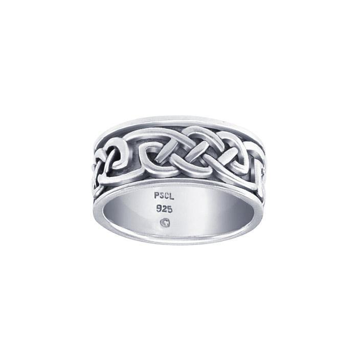 Celtic Knotwork Silver Ring TRI1205
