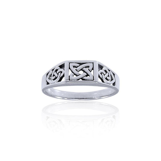 Celtic Knotwork Sterling Silver Ring TRI1315