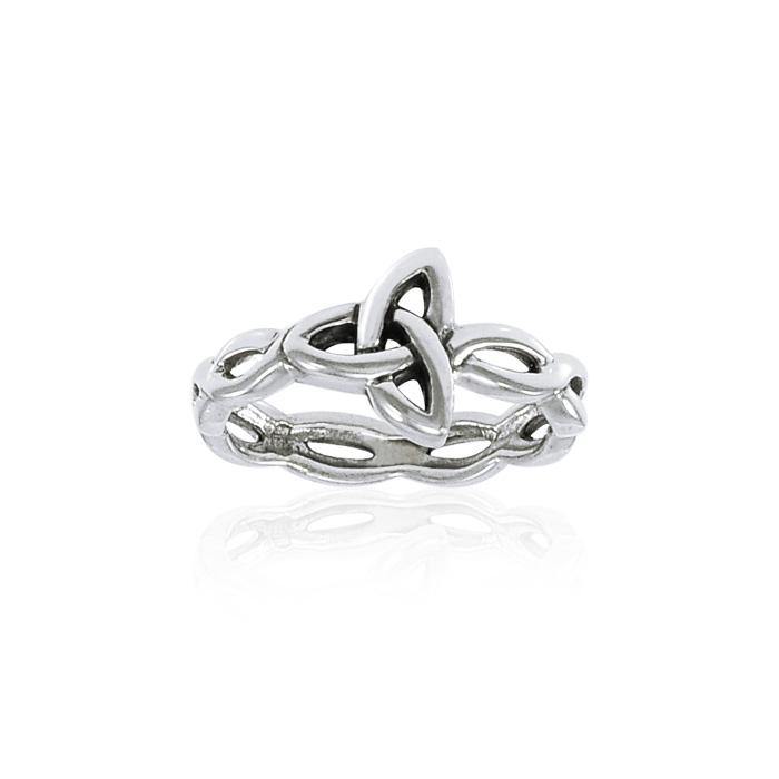 Celtic Trinity Knot Silver Ring TRI1344