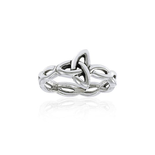 Celtic Trinity Knot Silver Ring TRI1344