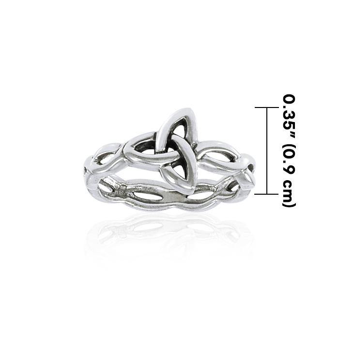 Celtic Trinity Knot Silver Ring TRI1344