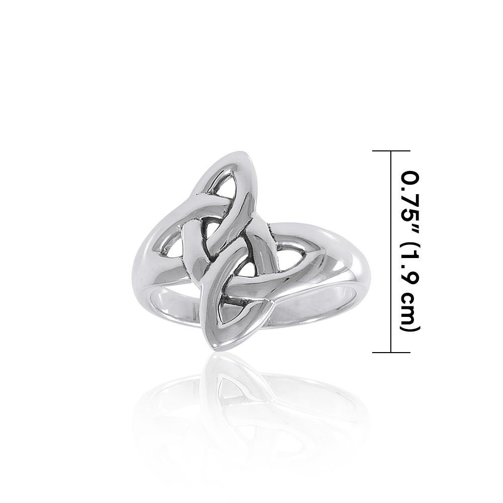 Celtic Knot Sterling Silver Ring TRI1553