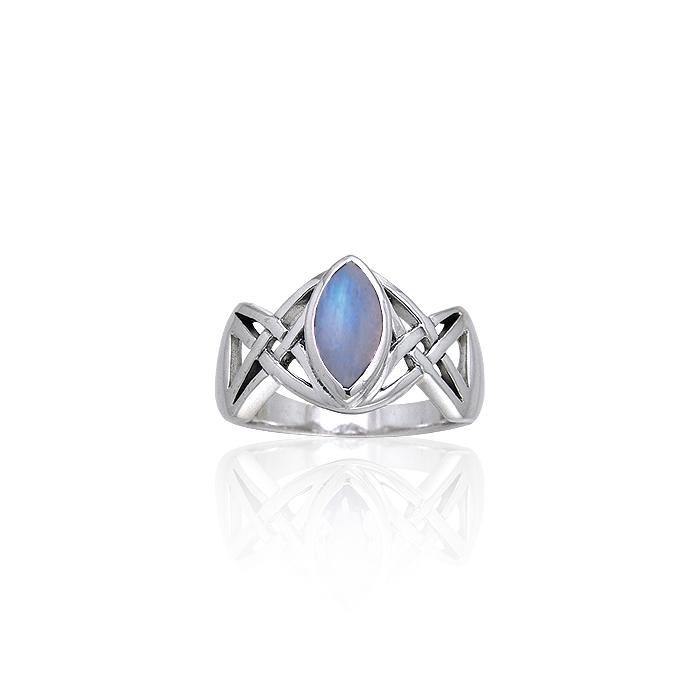 Celtic Knotwork Sterling Silver Ring TRI167