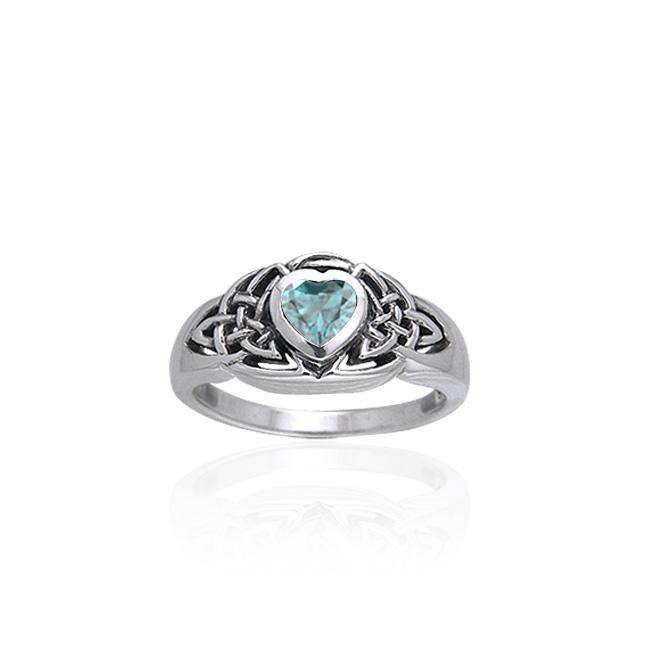 Celtic Knotwork Sterling Silver Ring TRI168