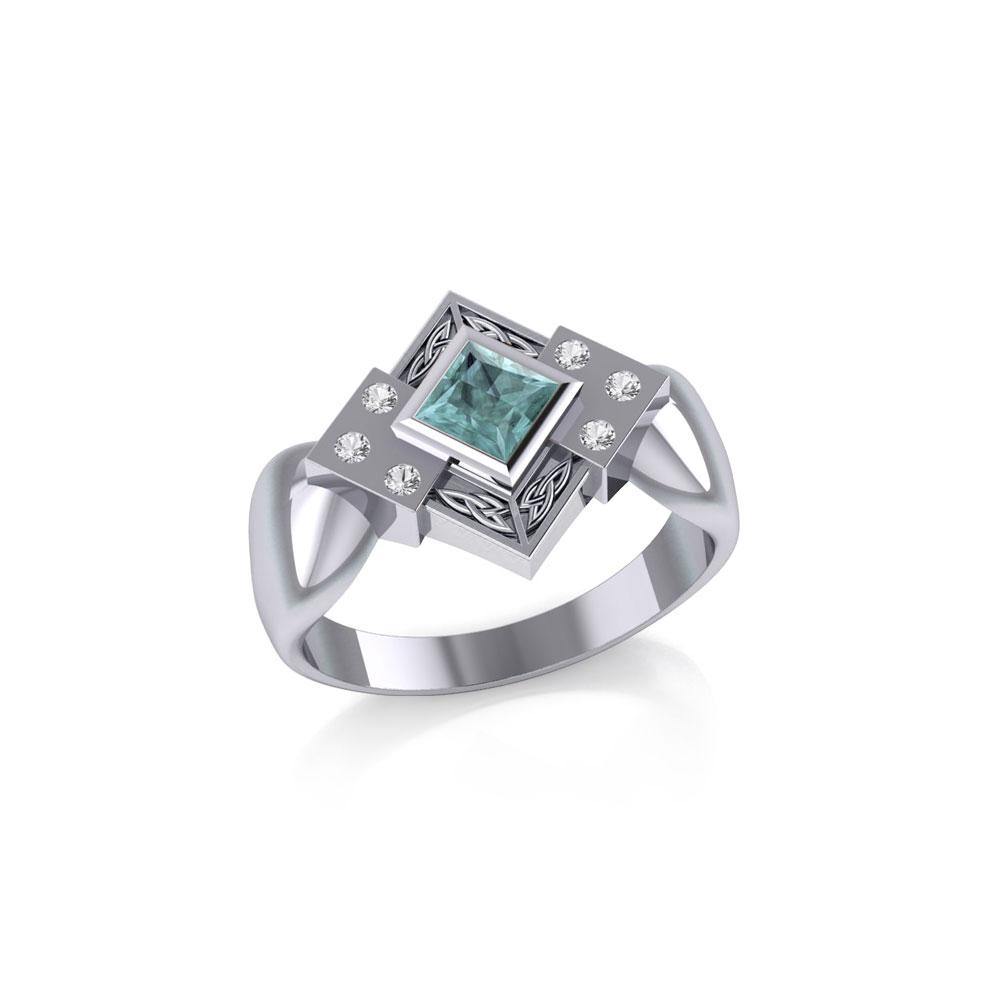 Celtic Trinity Knot Silver Ring TRI353