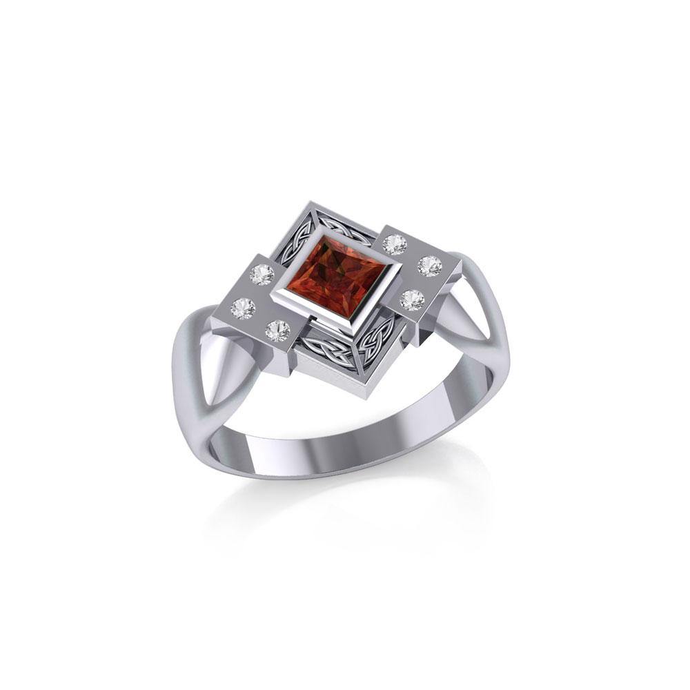Celtic Trinity Knot Silver Ring TRI353