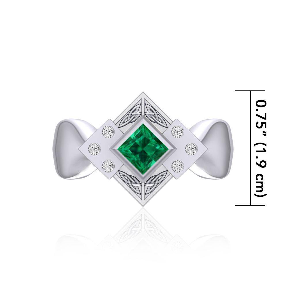 Celtic Trinity Knot Silver Ring TRI353