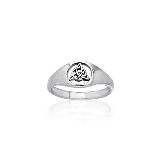 Celtic Triquetra Sterling Silver Ring TRI877
