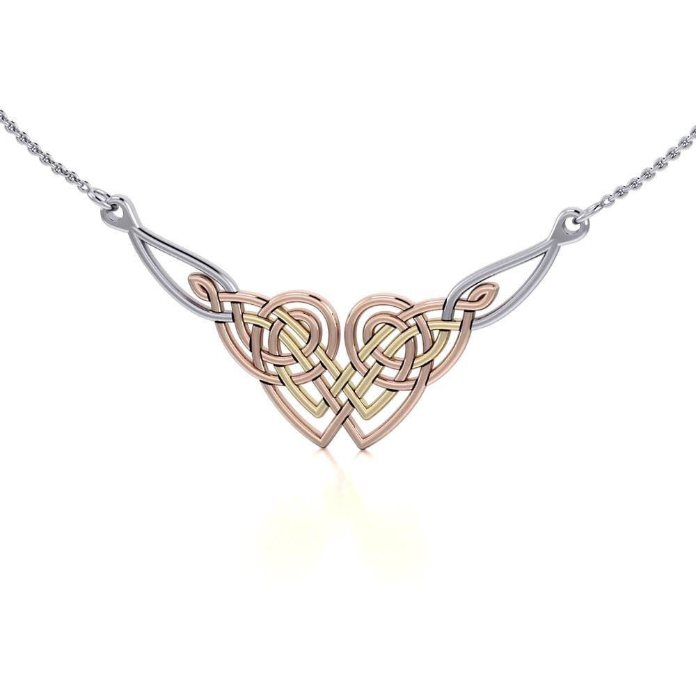 Celtic Knotwork Three Tone Necklace OTN001