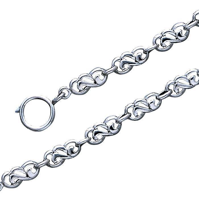 Celtic Link Sterling Silver Bracelet TBG063