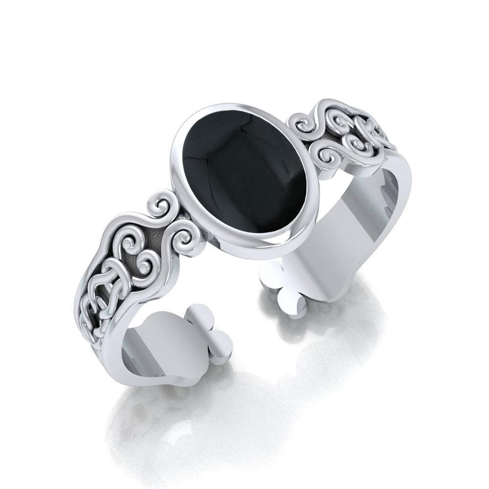 Celtic Knot Spiral Cuff Bracelet TBG278