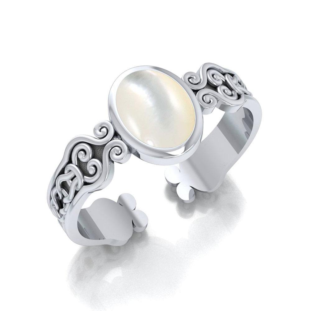 Celtic Knot Spiral Cuff Bracelet TBG278