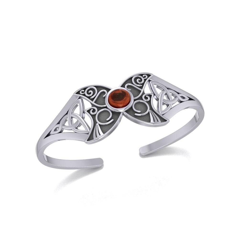 Blue Moon Celtic Triple Goddess Cuff Bracelet TBG762