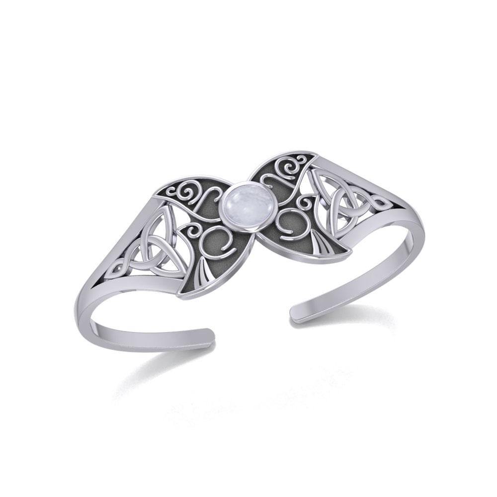 Blue Moon Celtic Triple Goddess Cuff Bracelet TBG762