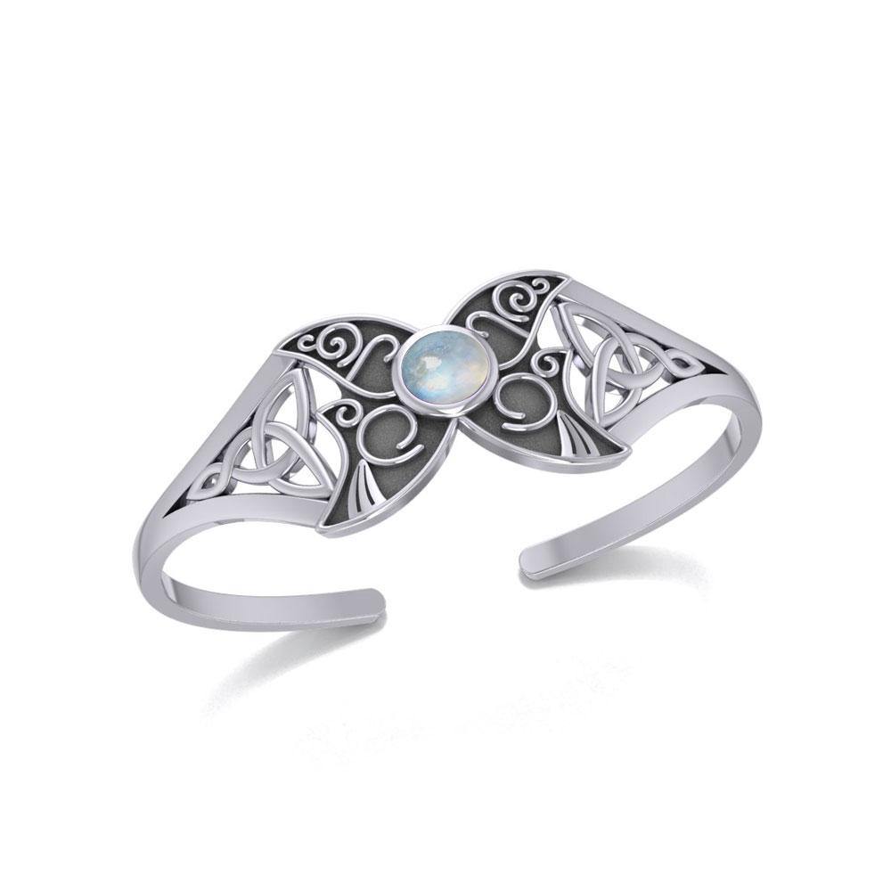 Blue Moon Celtic Triple Goddess Cuff Bracelet TBG762
