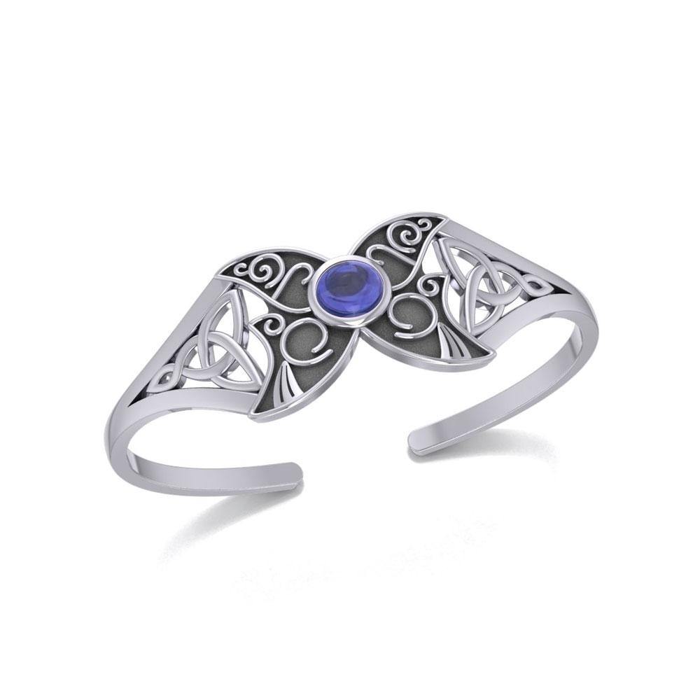 Blue Moon Celtic Triple Goddess Cuff Bracelet TBG762