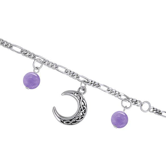 Celtic Moon Sterling Silver Bracelet TBL040
