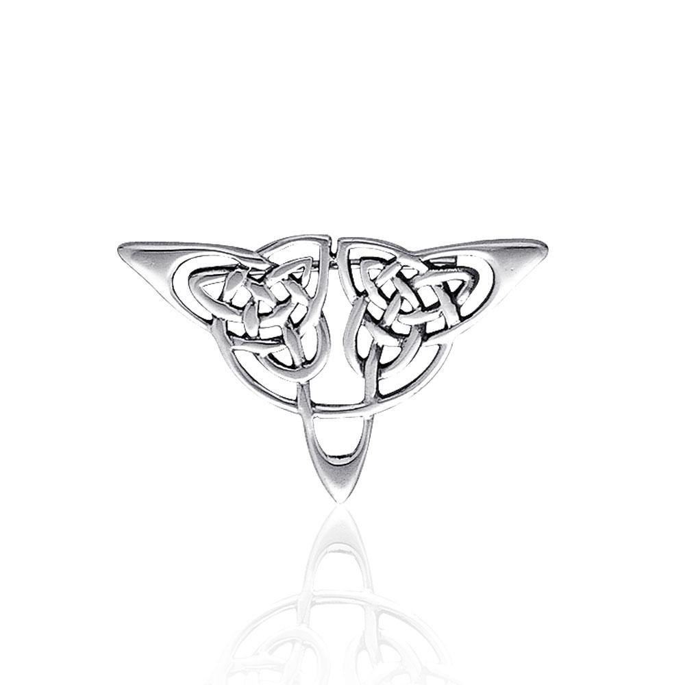 Celtic Knots Silver Brooch TBR020