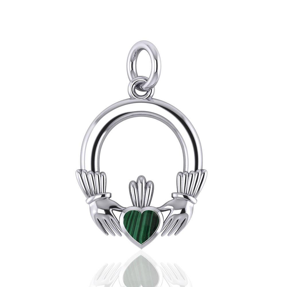 Celtic Claddagh Silver Charm TC318