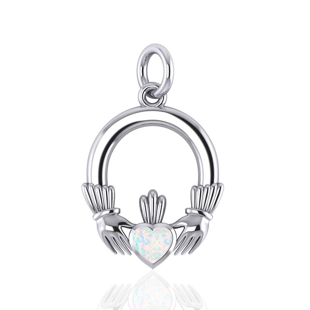 Celtic Claddagh Silver Charm TC318
