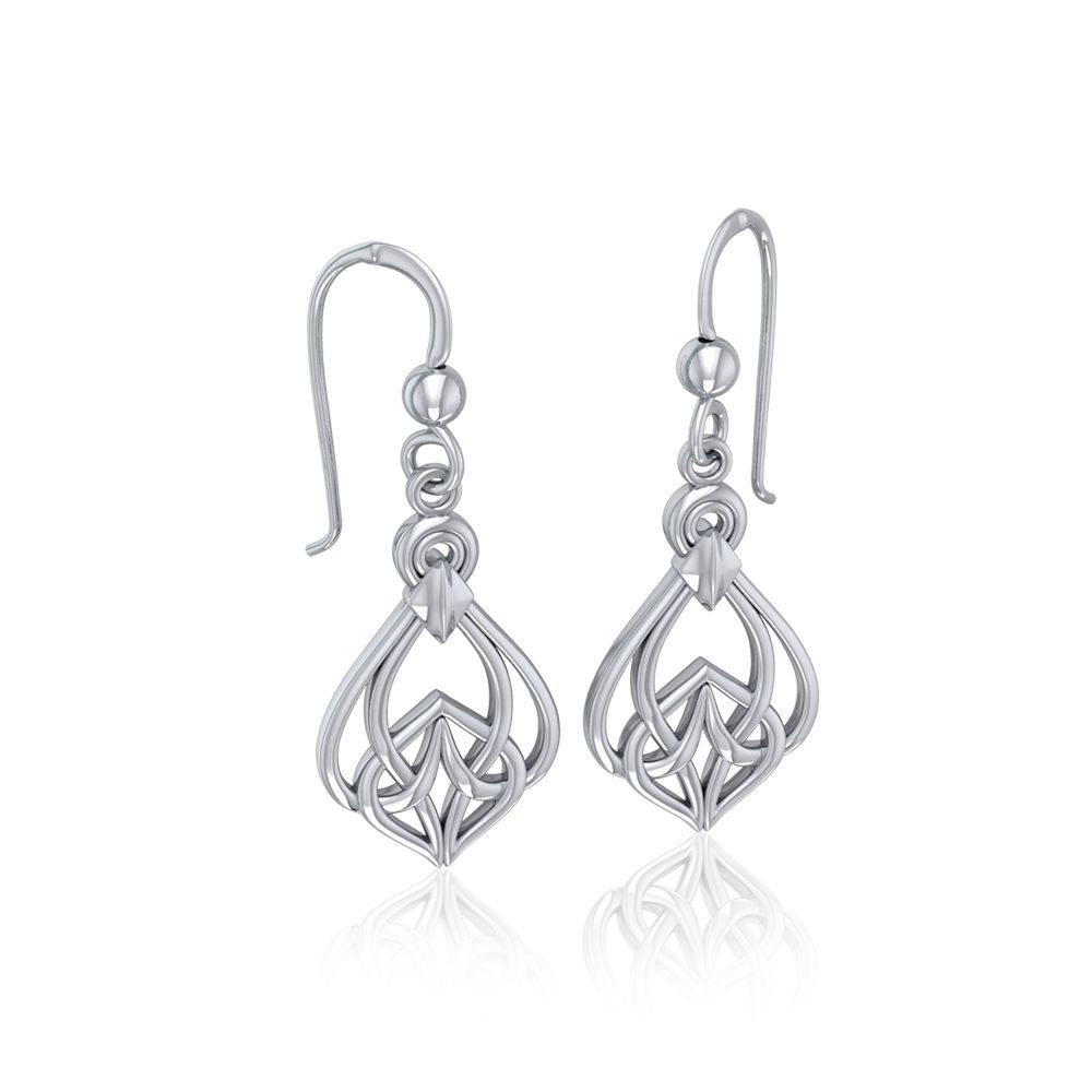 Celtic Knotwork Sterling Silver Earrings TE140