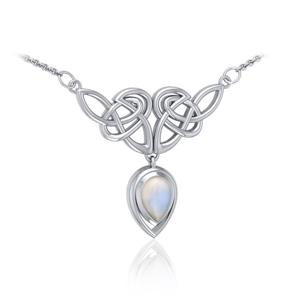 Celtic Knotwork Silver Necklace TN132